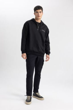 Yazl?k Taktik Jogger Pantolon Slim Fit Dar Kesim Kargo Cepli