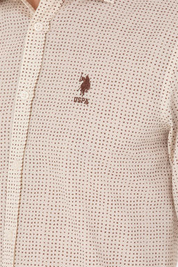 U. S. Polo Assn Мужская рубашка с длинным рукавом Stone - U.s. polo assn фото 14