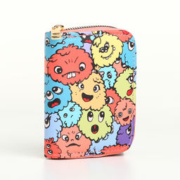 Кошелёк на молнии, разноцветный