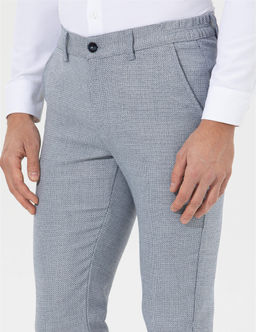 Lacivert Slim Fit Beli Lastikli Kanvas Pantolon - Pierre cardin фото 7