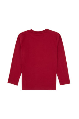 Erkek _ocuk Bordo Pijama Tak_m_ Sepette S_rpriz _ndirim - U.s. polo assn фото 3