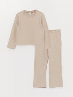 Bisiklet Yaka Uzun Kollu K?z ?ocuk Pijama Tak?m? - Waikiki фото 2