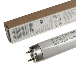 Цена за 2 шт. Лампа люминесцентная Osram L 18W/640, G13, 18 Вт, 4000 К, 590 мм