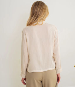 Рубашка #КТ9025 (3), светло-бежевый - Dommod фото 3