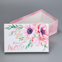 Набор подарочных коробок 5 в 1 Цветы, 22 14 8.5 32.5 20 12.5 см - Дарите счастье фото 26