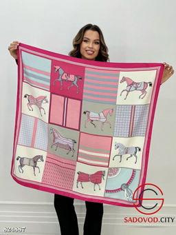 Платок женский с рисунком