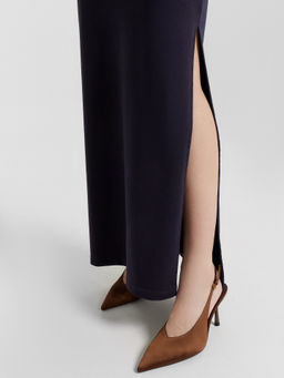 Платье женское серое