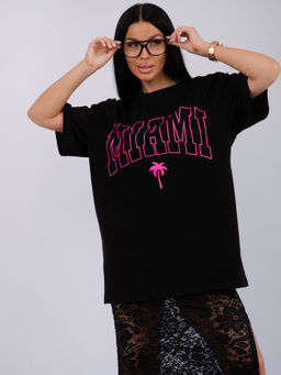 Костюм Монохром 2 чёрный, трикотаж - Малина фото 13