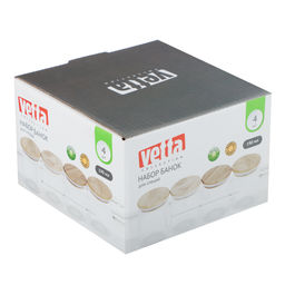 Набор банок для специй, 4шт., 190мл,стекло, бамбук VETTA ЭКО арт. 828-330 - Полимербыт фото 6