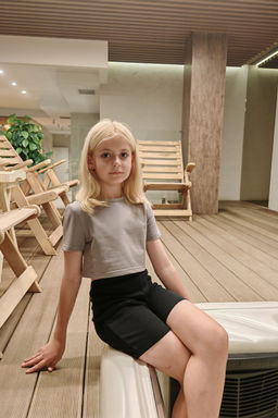 83908/1 футболка укороченная детская