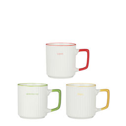 Кружка 340 мл Уайт фарфор MILLIMI 3 цвета арт. 806-513 - Полимербыт фото 2