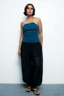 STRAPLESS TOP