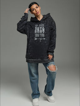 Яхонт худи женское (серый варенка) - Lovetex фото 2