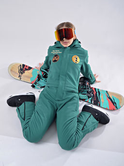 Женский зимний сноубордический комбинезон Alpha Endless 222/220730 GRN Изумрудный  фото 15