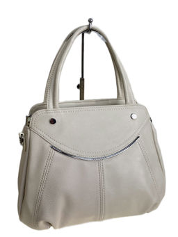 Женская сумка из искусственной кожи, цвет молочный