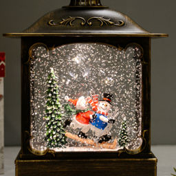 Светильник настольный новогодний 14х8х27 см / NG206-27 /уп 12/ музыкальный - Галеонтрейд фото 5