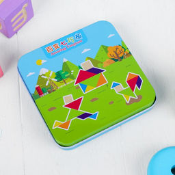 Головоломка Танграм в коробочке + книжка со схемами - Simaland фото 4