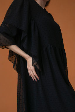 Платье шифон LOVE052/02/Черный