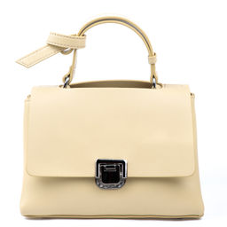 7141 breadye yellow, женская кожаная сумка "Handheld bag" Barcelo Biagi