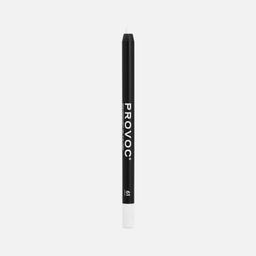 Provoc Гелевый карандаш-подводка для глаз водостойкий / Semi Permanent Gel Eye Liner №61 White Hot, белый матовый