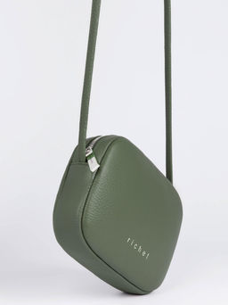 Женская кожаная сумка Richet 3147LN 956 Зеленый