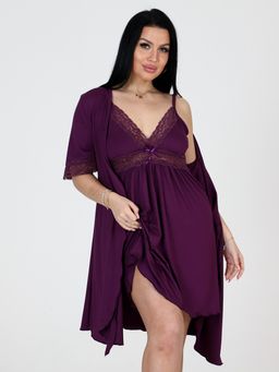 509-ХС ЖЕНСКИЙ КОМПЛЕКТ ДВОЙКА (Фиолетовый) - А-дина фото 3