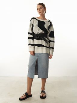 Conso/KJL 230796 - black/milk Джемпер женский  фото 2