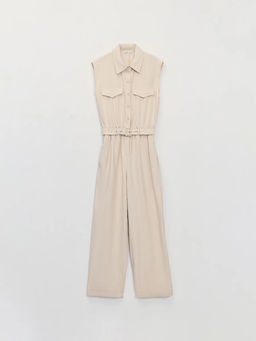 Приталенный комбинезон из вискозы / Zarina  фото 7