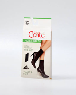 Носки conte microfibra 50  цвет nero Цена за 2 штуки
