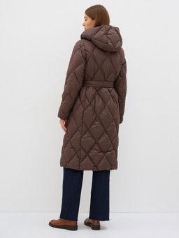Conso/WDL 210506 - chocolate Пуховое Пальто  фото 9
