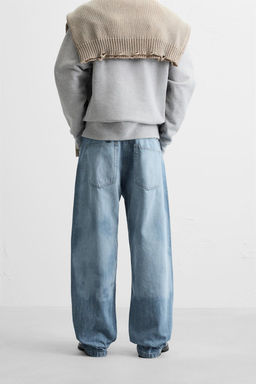 GRADIENT BAGGY FIT JEANS - Zara фото 3