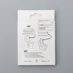 Набор стопперов для сиденья унитаза, 5 шт.