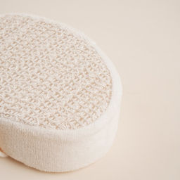 Мочалка - губка массажная SL Home «Ортика», крапива, 15×10×5 см, бежевая