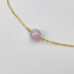 Браслет регулируемый с Кунцитом - Радуга самоцветов фото 3