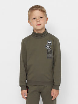 CRB wear/CWKB 63677-35-384 Водолазка для мальчика,хаки/Ex.Cherubino