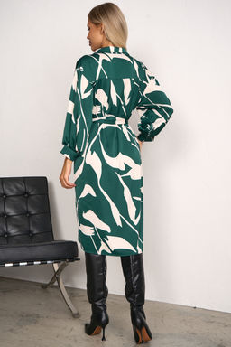 Платье Даная (зеленый/белый) Р11-1235/5 - Николь фото 8