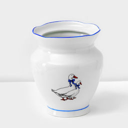 Сервиз столовый Добрушский завод «Гуси», 48 предметов, фарфор, белый