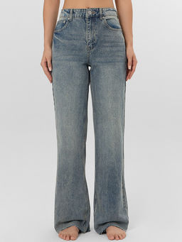 Джинсы женские wide leg синие - Mark formelle фото 2