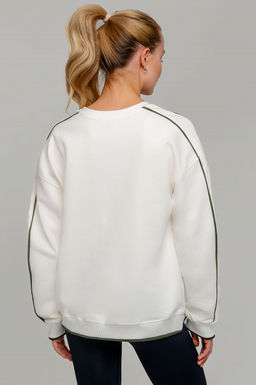 Арт. 15121 Свитшот женский 42-50 (5 шт) Цвет:молочный