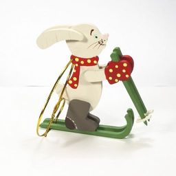 Елочные игрушки - Зайчик на лыжах 3020 - Idh фото 4