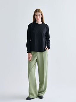 F?rf?rl? Bisiklet Yaka Bluz