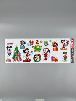 Цена за 2 шт. Наклейки на окна новогодние «Праздник», 70×25 см