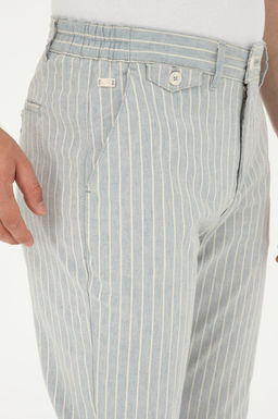 Мужские голубые брюки из плотной ткани Неожиданная скидка в корзине - U.s. polo assn фото 6