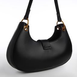 Сумка женская багет на молнии, цвет чёрный - Textura фото 3