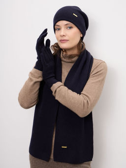 Перчатки из кашемира ULkos синие