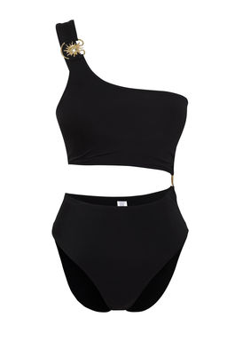 TRENDYOLMILLA Turuncu Tek Omuz Gunes Aksesuarl? Premium Cut Out/Pencereli Regular Mayokini TBESS25MA00046 фото 9