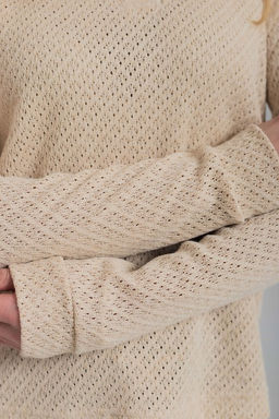 Лонгслив М325289е бежевый - Елена фото 5