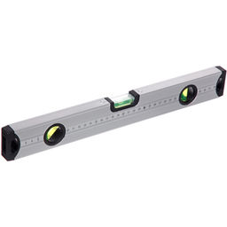 Уровень строительный алюминиевый Lamboss, 3 глазка, 40см