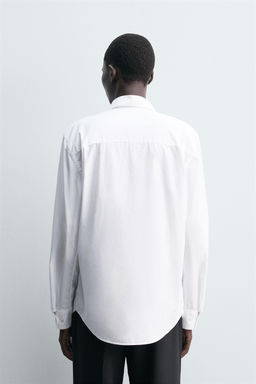 REGULAR FIT POPLIN SHIRT - Zara фото 3