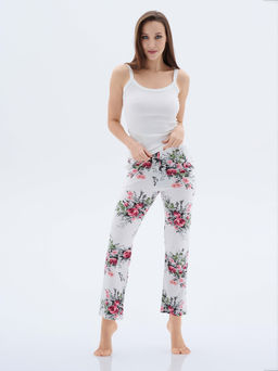 Пижама с халатом МИШЕЛЬ: брюки, топ, халат (молоко №18) - Ивановская трикотажная компания фото 6